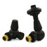 T-TRV-020-CR-SB-ALT01 - Flatford Traditional TRV Corner Satin Black Thermostatic Radiator Valves With Sleeves T-TRV-020-CR-SB-ALT01 - Flatford Traditional TRV Corner Satin Black Thermostatic Radiator Valves With Sleeves